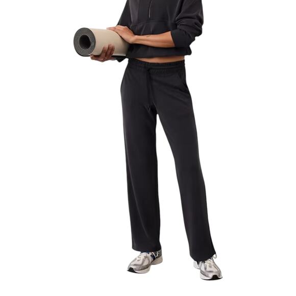 Athleta Seasoft Mid Rise Straight Pant Black Size Large - Picture 10 of 14